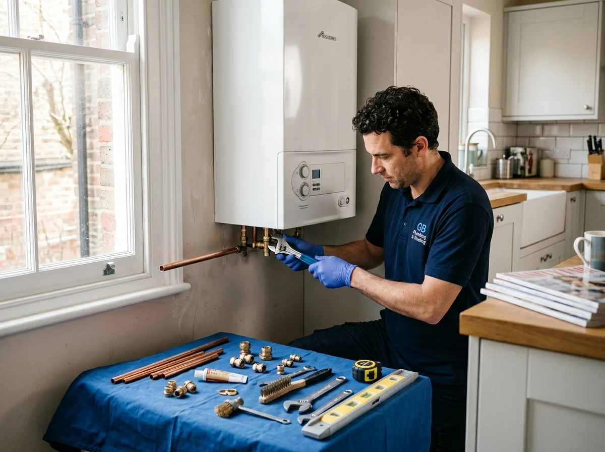 Worcester Bosch install — Cardiff Bay